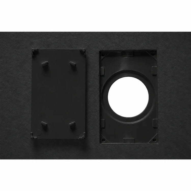 Element odpływu: Brodzik prysznicowy prostokątny SMC Karbin OMI10090B 100x90x2,6 cm – Czarny