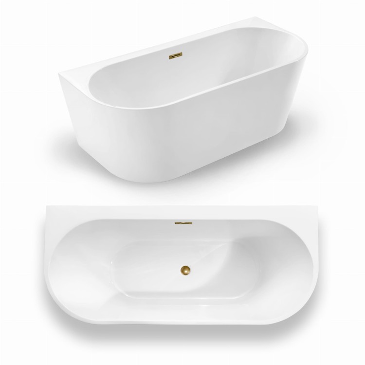 Wanna wolnostojąca przyścienna Karbin - Złoty Przelew 170x75x58 K-APR03