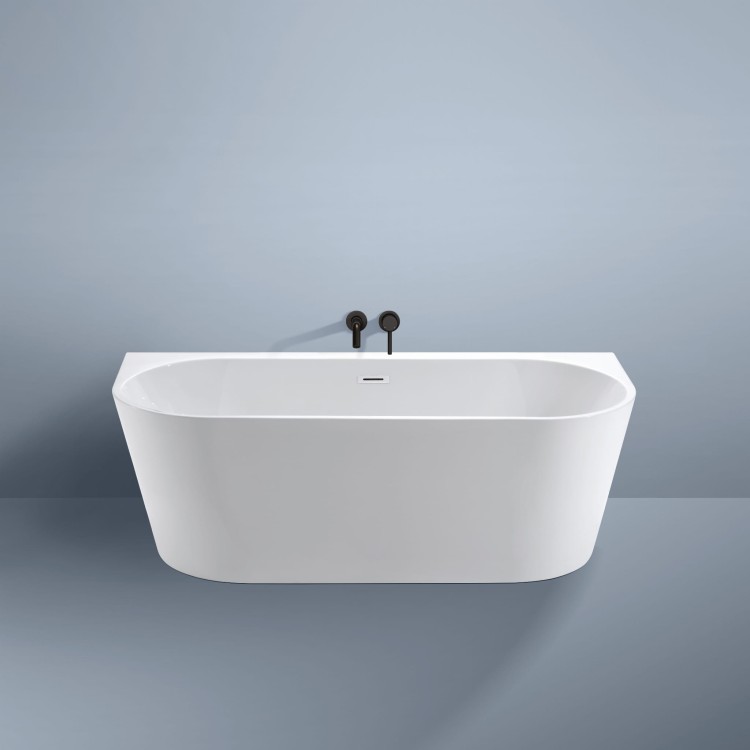 Wanna wolnostojąca przyścienna Karbin - Biały Przelew 150x75x58 K-APR05