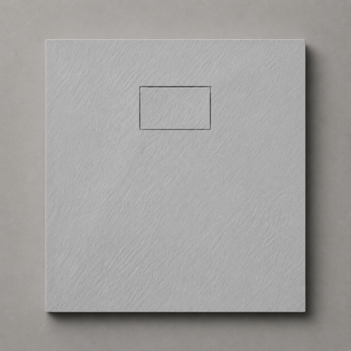Brodzik prysznicowy kwadratowy SMC Karbin OMI8080G 80x80x2,6 cm – Szary