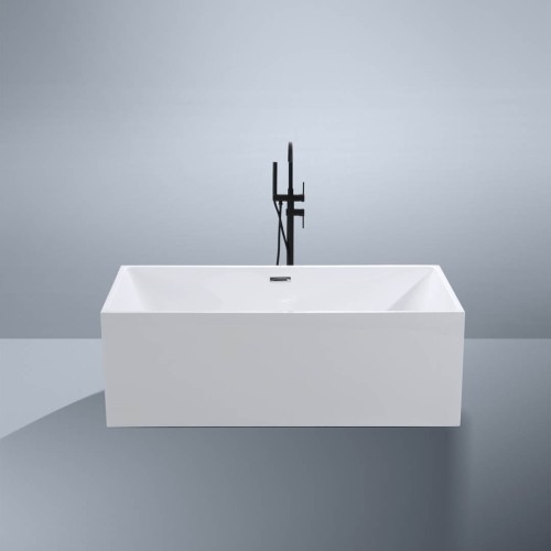 Wanna wolnostojąca akrylowa Karbin - Chrom Przelew 160x75x58 K-SPR04