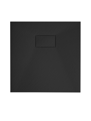 Brodzik prysznicowy prostokątny SMC Karbin OMI10080B 100x80x2,6 cm – Czarny