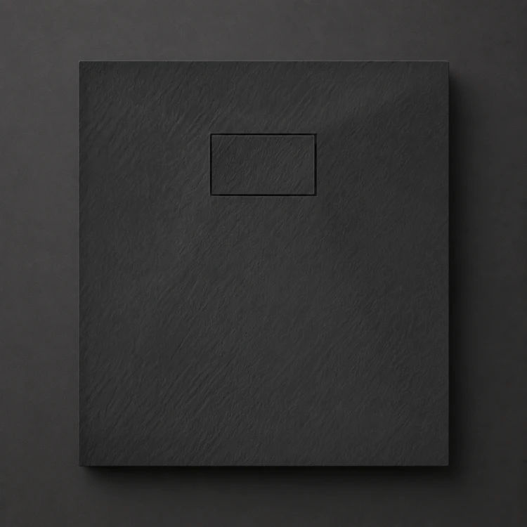 Brodzik prysznicowy prostokątny SMC Karbin OMI10080B 100x80x2,6 cm – Czarny