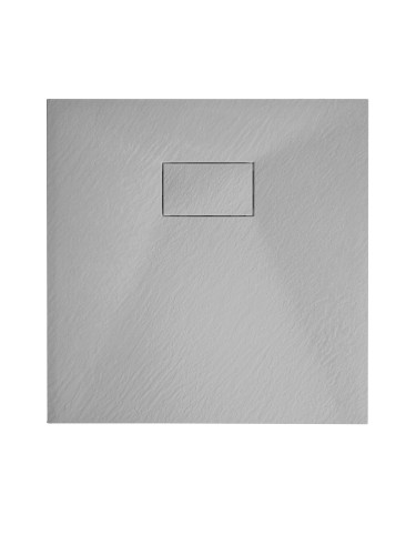 Brodzik prysznicowy prostokątny SMC Karbin OMI10090G 100x90x2,6 cm – Szary