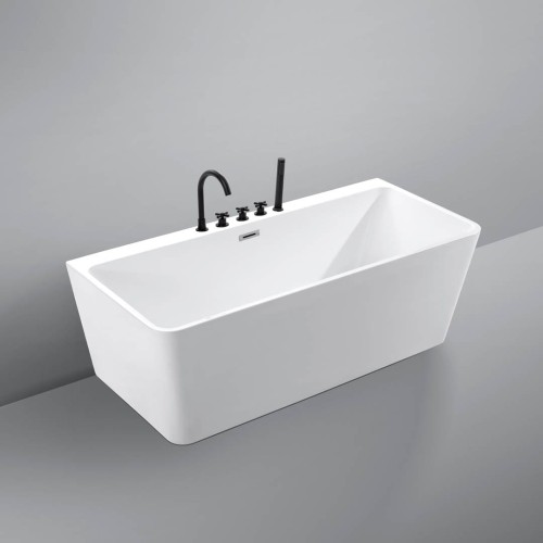 Wanna wolnostojąca przyścienna Karbin - Chrom Przelew 160x75x58 K-WIN02